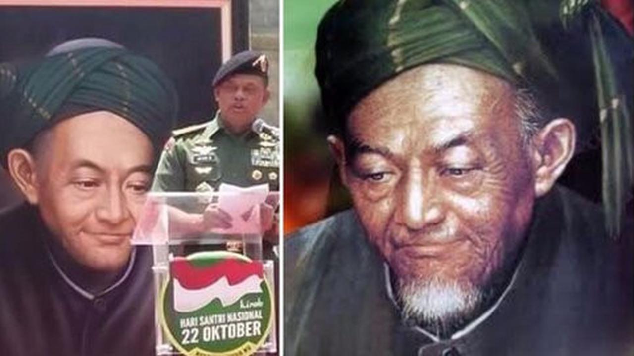 Foto KH Hasyim Asy'ari tak berjenggot di hari santri diprotes cicit