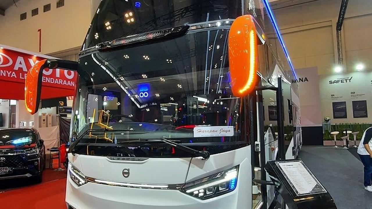 Hai Bus Mania, Ini Bus Mewah Paling Aman ala Karoseri Laksana di GIIAS 2023