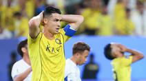 Cristiano Ronaldo masih belum bisa memberikan gelar juara bergengsi untuk klub Arab Saudi Al Nassr. Terbaru Al Nassr kalah 0-1 dari klub Jepang Gamba Osaka di final AFC Champions League 2 atau Liga Champions Asia 2 (ACL 2) pada Minggu (17/5/2026) dini hari WIB. (AFP/Fayez Nureldine)