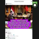 Cek Fakta: Hoaks Prabowo Resmikan Perpanjangan SIM 1 Kali Seumur Hidup