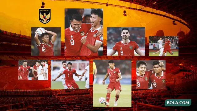 Kolase - Pertandingan Timnas era STY di Gelora Bung Karno