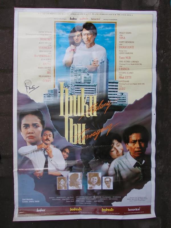 Poster film Ibuku Malang, Ibu Tersayang. (Foto: Dok. koleksikertasdjadoel)