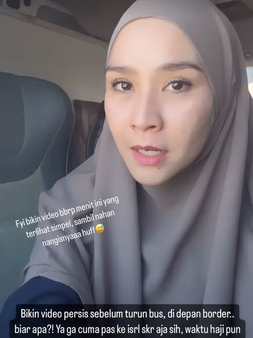 Zaskia Adya Mecca Bikin Video Wasiat di Perbatasan Israel, Ucap Doa Selamat  Balik ke Indonesia - ShowBiz Liputan6.com