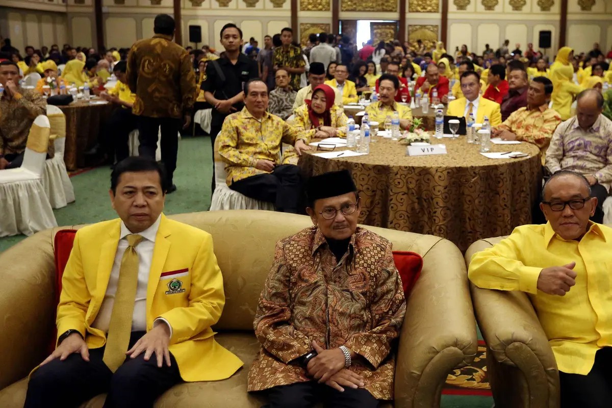 Setnov dan Sesepuh Golkar Kumpul Bahas Ideologi Pancasila