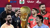 Laga Sengit Semifinal Piala Dunia 2022 Prancis vs Maroko Tayang di SCTV, Indosiar, Vidio dan Nex Parabola