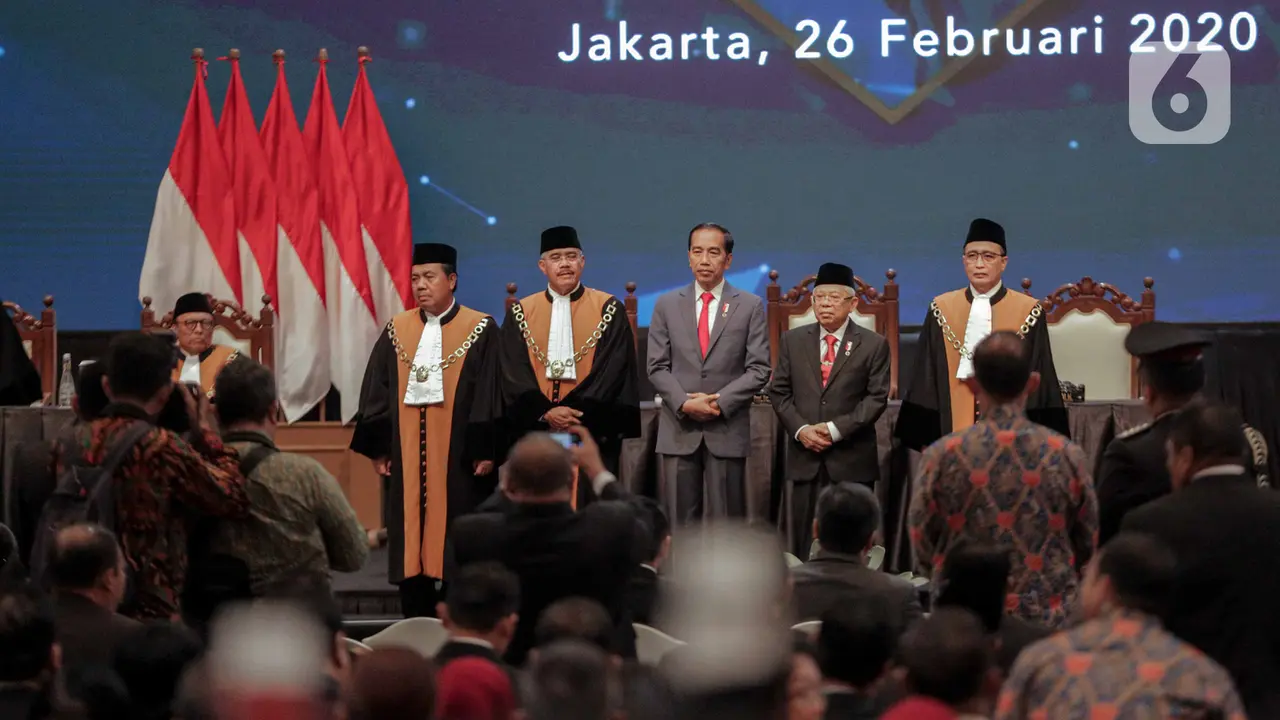 Presiden Jokowi Hadiri Sidang Laporan Tahunan MA 2019