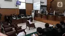 Suasana sidang lanjutan kasus pembunuhan berencana terhadap Brigadir Nopriansyah Yosua Hutabarat dengan terdakwa Ferdy Sambo di Pengadilan Negeri Jakarta Selatan, Jakarta, Selasa (17/1/2023). Ferdy Sambo didakwa melanggar Pasal 340 subsider Pasal 338 juncto Pasal 55 ayat 1 ke-1 KUHP. (Liputan6.com/Johan Tallo)