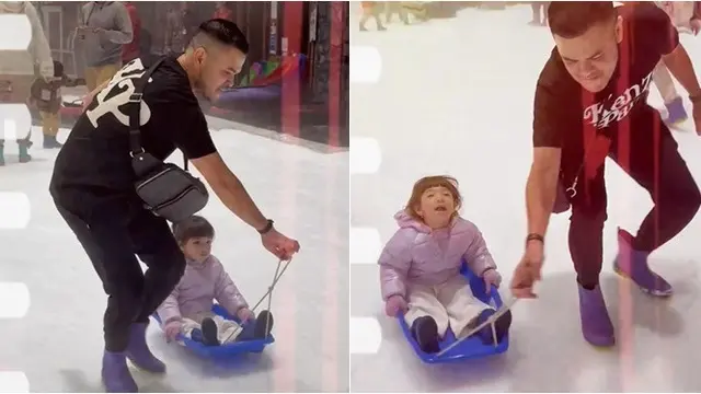 6 Potret Irish Bella Ajak Empat Anaknya Main di Snow World, Akhirnya Kumpul Bareng