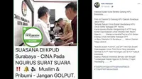 [Cek Fakta] KPUD Surabaya