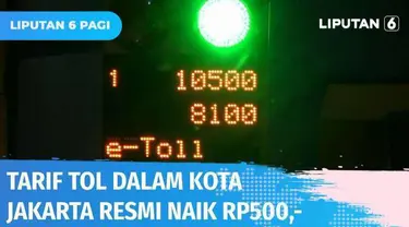 PT Jasa Marga resmi mengumumkan penyesuaian tarif jalan tol dalam kota Jakarta resmi naik Rp 500, mulai Sabtu (26/02) tepat pukul 00.00 WIB. Pengelola tol berdalih, kenaikan tarif ini untuk meningkatkan pelayanan.
