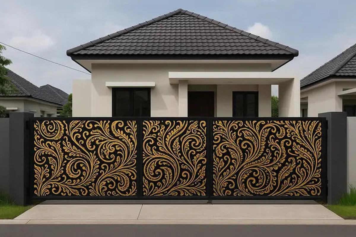10 Model Pagar Laser Cutting Terbaru, Desain Ini Bikin Rumah Tampak Mewah di 2025