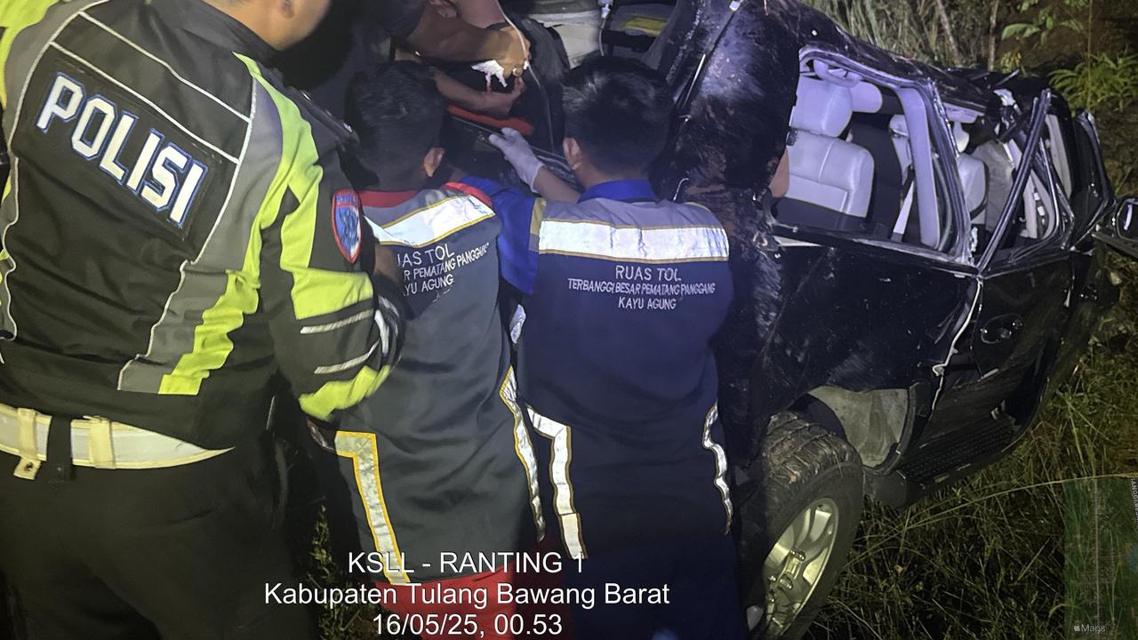 kecelakaan anggota DPRD Lampung