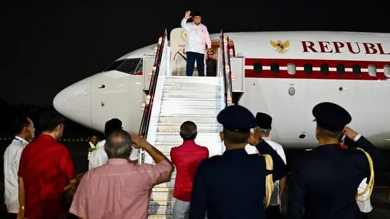 Usai Hadiri Peringatan Hari Nasional Singapura 2025, Presiden Prabowo Tiba di Indonesia