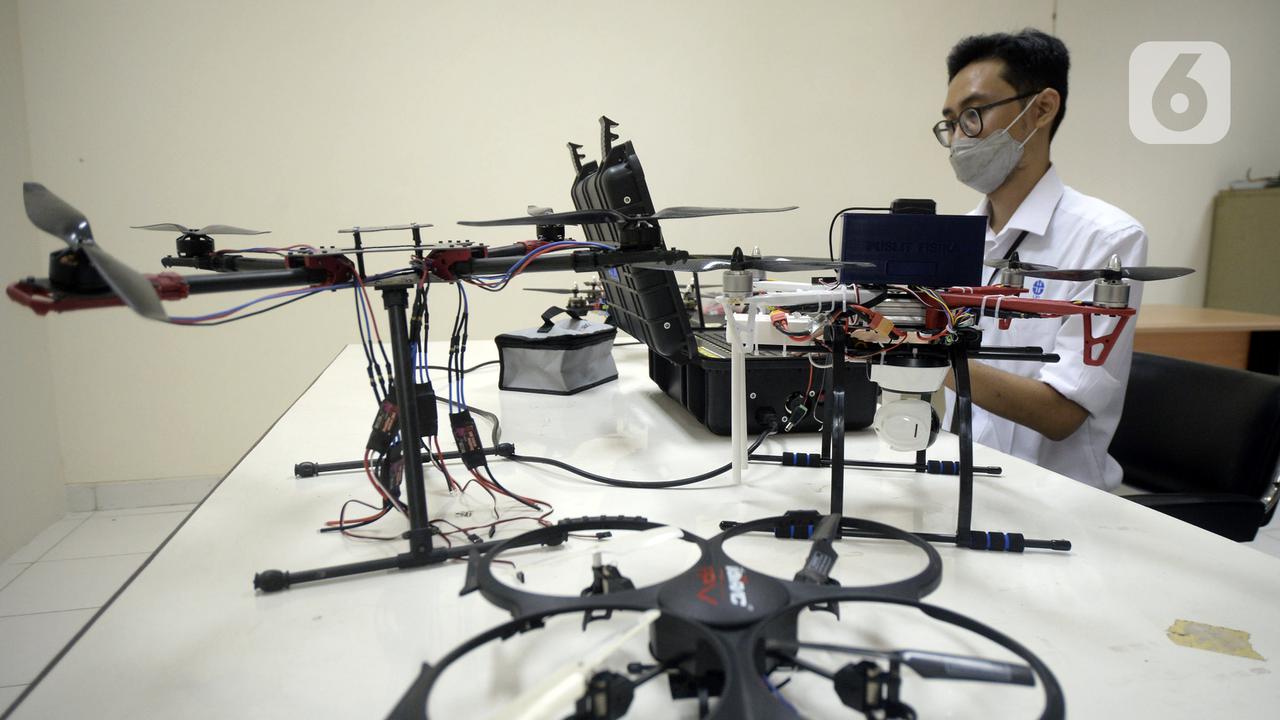 FOTO: LIPI Pamerkan Drone Pendeteksi Kerumunan Masa Saat Pilkada