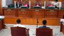 Sementara Shane Lukas didakwa dengan Pasal 353 Ayat 2 KUHP dan Pasal 355 Ayat 1 tentang Penganiayaan Berat subsider kedua Pasal 76 C Pasal 80 Ayat 2 UU Nomor 35 Tahun 2014 tentang Perlindungan Anak. (Liputan6.com/Angga Yuniar)