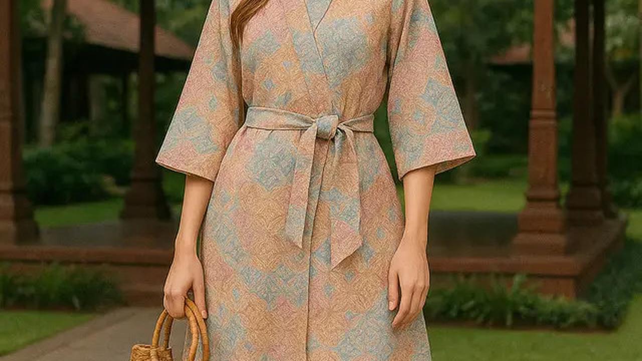 7 Model Tunik Batik Tali Samping Terbaru untuk Tampil Anggun