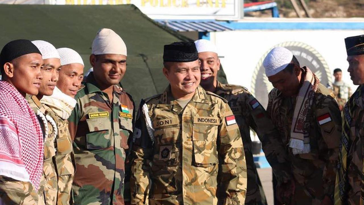 Pasukan perdamaian RI di Lebanon Merayakan Idul Fitri persama pasukan dari negara lain (Satgas Military Police Unit Kontingen Garuda TNI XXV-I)