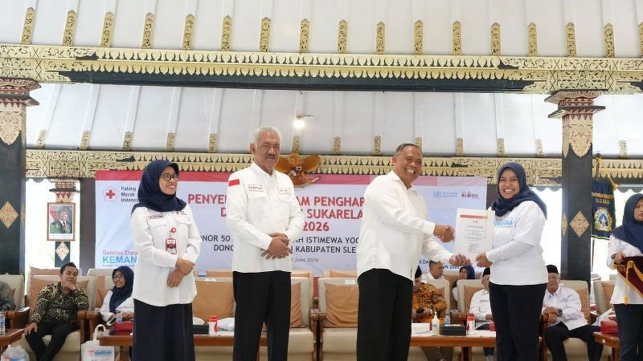 Penghargaan Pendonor Darah Sukarela, Pemkab Sleman Apresiasi Dedikasi Kemanusiaan