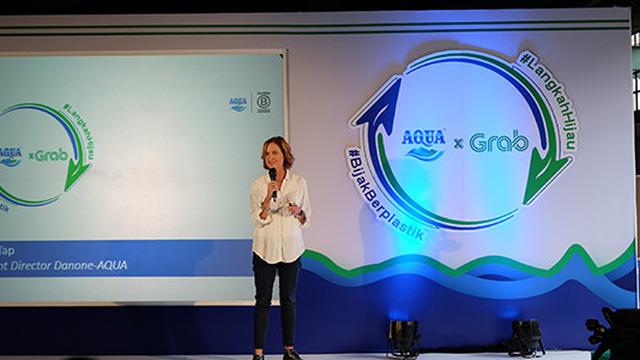 Presiden Direktur PT Tirta Investama, Danone AQUA, Corine Tap
