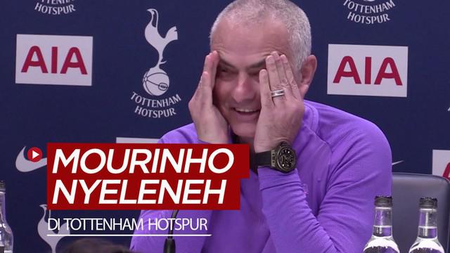 Berita video kumpulan komentar Manajer Tottenham Hotspur, Jose Mourinho, yang konyol di hadapan awak media saat konferensi pers.