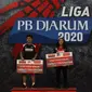 Mutiara Ayu Puspitasari dan Iqbal Asrullah Dinobatkan Menjadi Atlet Terbaik Liga PB Djarum 2020. (foto: PB Djarum)