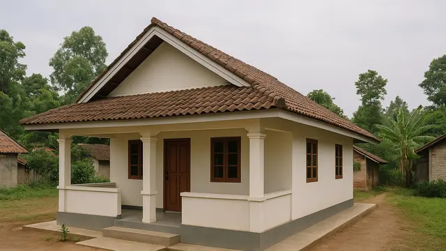 Desain Rumah Sederhana 3 Kamar di Kampung