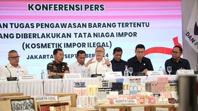 Menteri Perdagangan sebagai Ketua Satgas Pengawasan Barang Tertentu yang Diberlakukan Tata Niaga Impor, Zulfikli Hasan. (Foto: Dok BPOM)