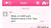 5 Chat Ayah ke Anak Mencoba Gaul Ini Bikin Tepuk Jidat (sumber: Twitter.com/annisast)