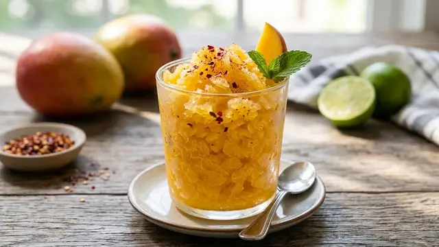 Mango-Chile Granita