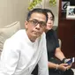 Ayah artis VA, Doddy Sudrajat menggelar jumpa pers terkait konflik dengan putrinya di kawasan Buncit, Jakarta, Jumat (25/1). Dalam kesempatan itu, Doddy Sudrajat mengaku sudah pisah dengan anaknya hampir sebelas tahun. (Liputan6.com/Herman Zakharia)