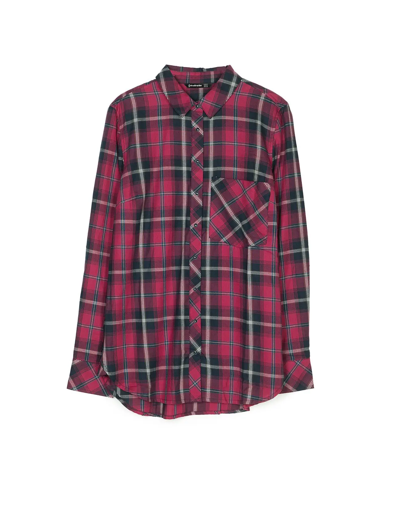 Checked shirt. Stradivarius