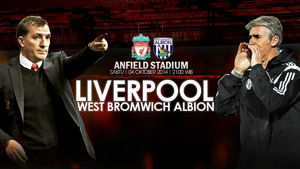 Prediksi Liverpool Vs West Bromwich Albion (Pelatih)