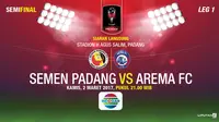 Semen Padang vs Arema FC (Liputan6.com/Abdillah)