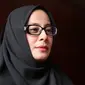 Istri Ustaz Ahmad Alhabsyi, Putri Aisah Aminah (Herman Zakharia/Liputan6.com)