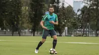 Momen Ilija Spasojevic Digoda Paulo Sergio saat Latihan Timnas Indonesia U-23