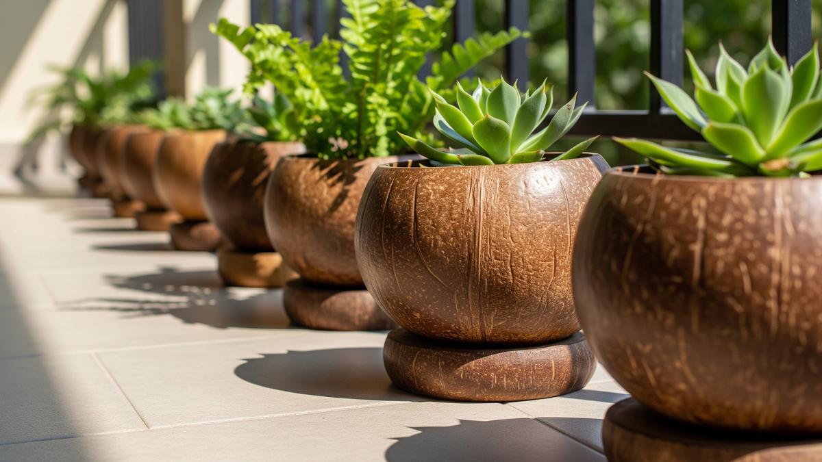8 Cara Membuat Pot Tanaman dari Batok Kelapa, Desain Cocok Jadi Hiasan Rumah