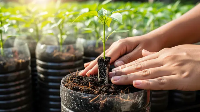 Cara Menanam Cabai Subur di Botol Plastik