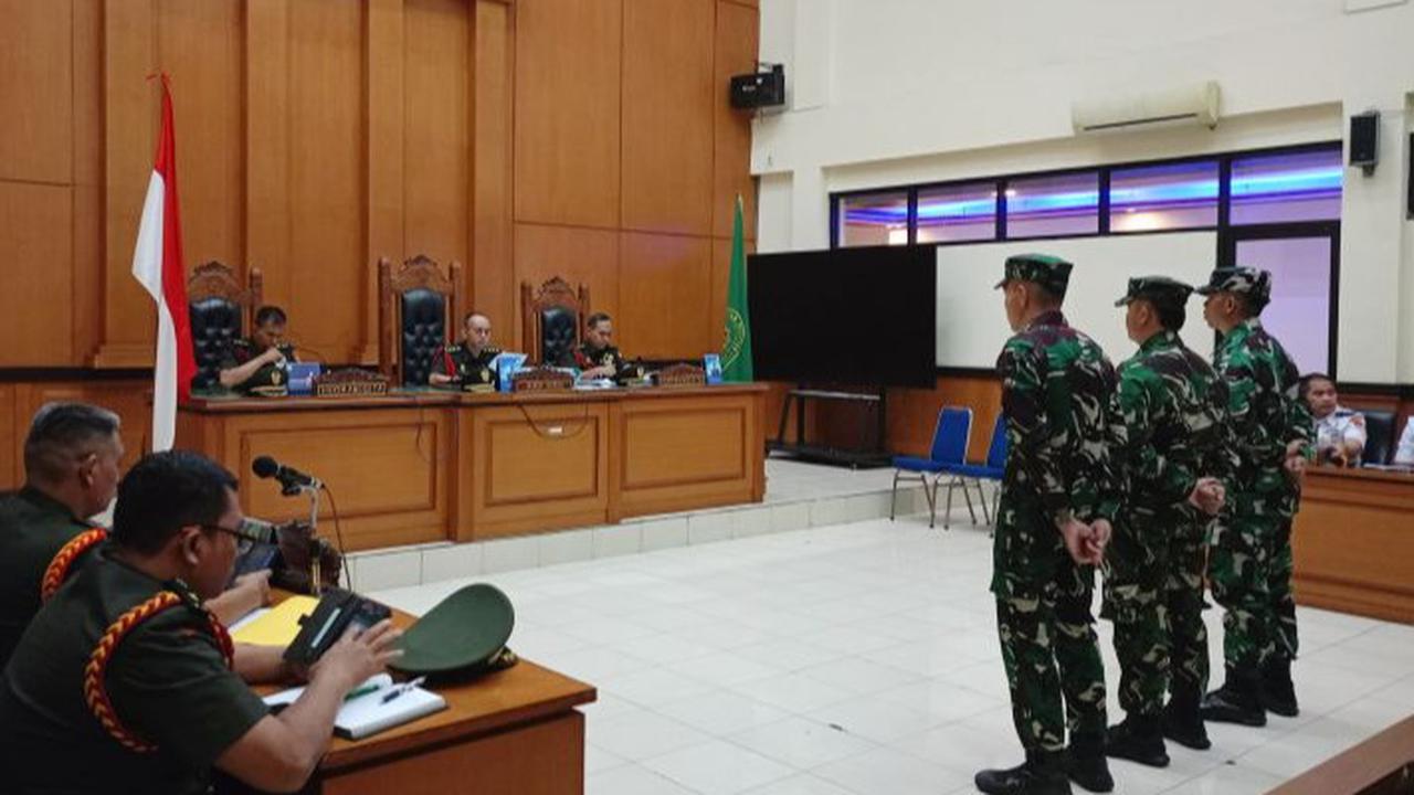 Bunyi Lengkap Putusan Pengadilan Militer 2 Terdakwa Penembak Bos Rental Mobil Dipenjara Seumur Hidup