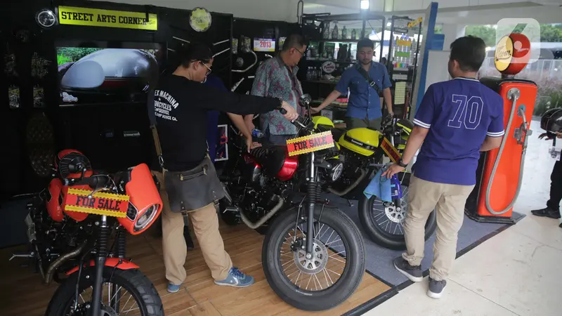 Deretan Motor Modifikasi Dipamerkan di IIMS Motobike Expo 2019