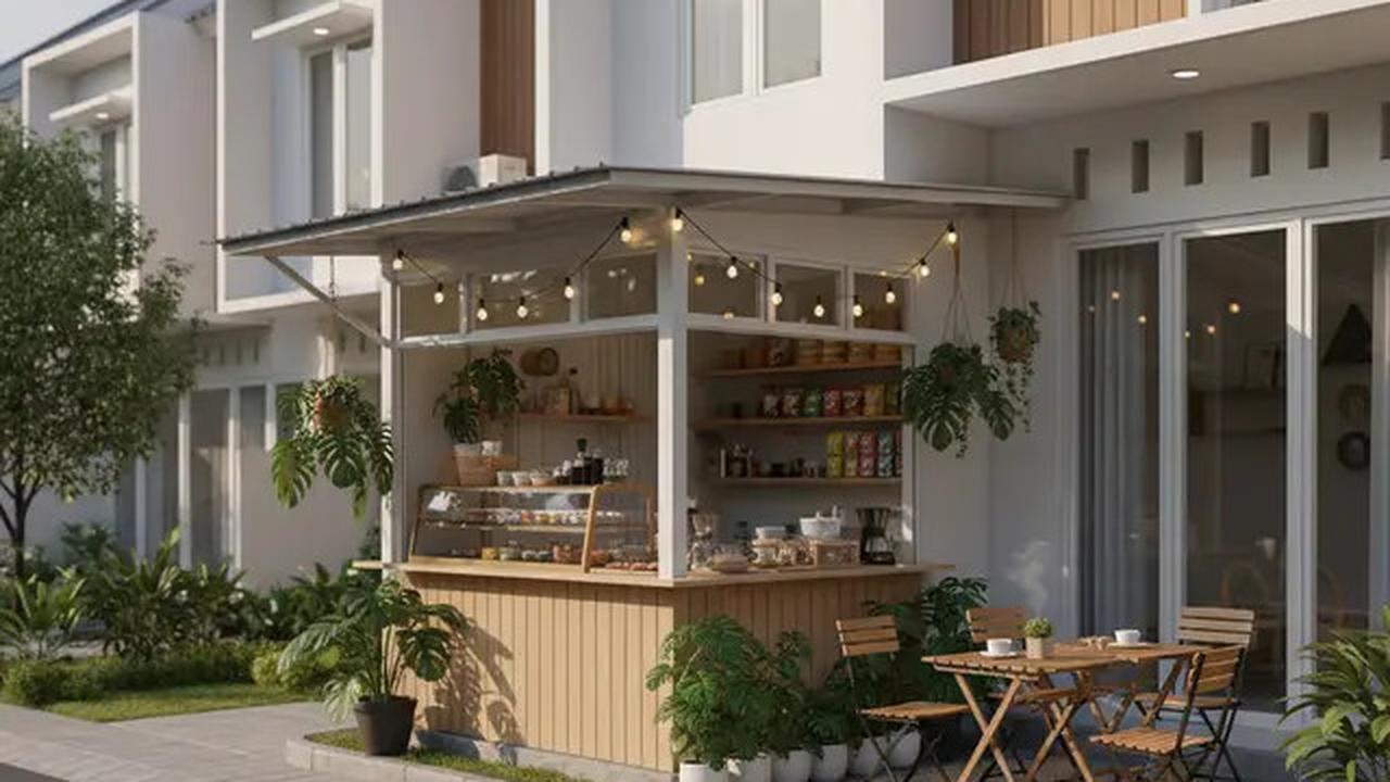 9 Gambar Rumah Minimalis Ada Warungnya, Desain Praktis untuk Keluarga dan Usaha