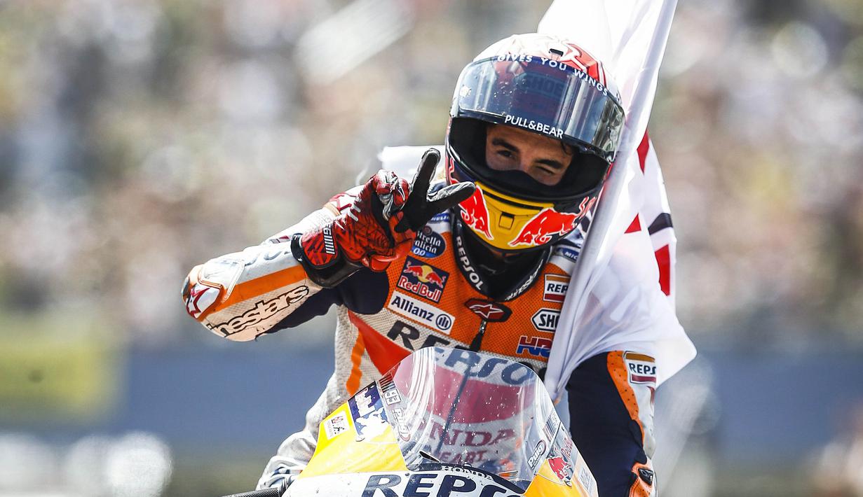 1. Marc Marquez (Repsol Honda) - 160 poin. (AFP/Vincent Jannink)