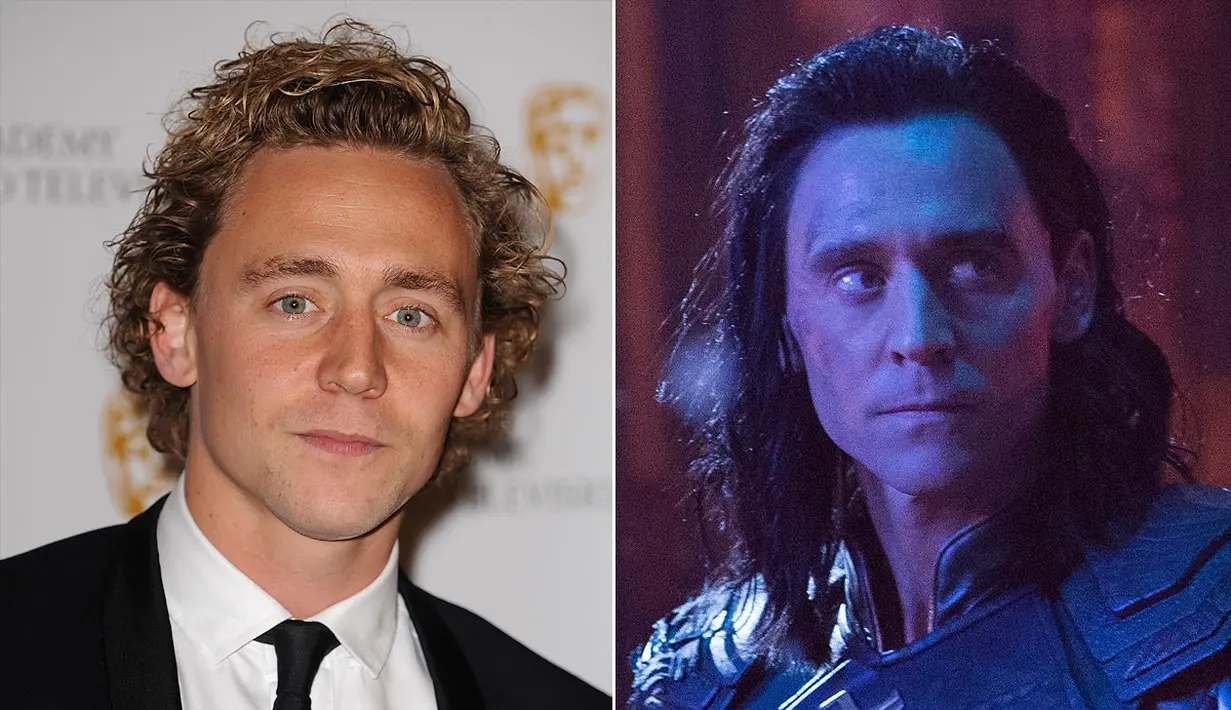 Okay, Loki memang bukan pahlawan. Tapi ia miliki sisi yang lembut. Ini penampilan Tom Hiddleston dahulu! (Zak Hussein/PA Images via Getty; Marvel/Disney/Kobal/REX/Shutterstock/People)