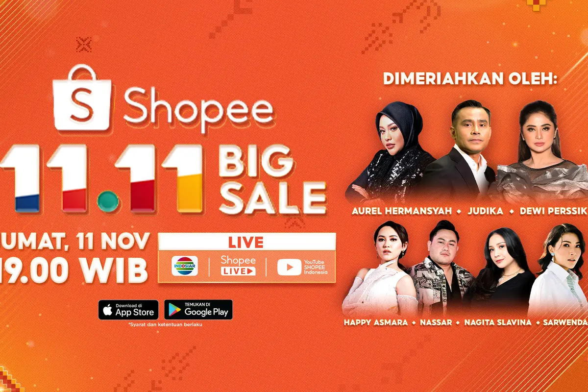 Ciptakan Sentuhan Beda, Shopee 11.11 Big Sale TV Show Hadirkan Tema Kebangsaan 'Satu Indonesia'