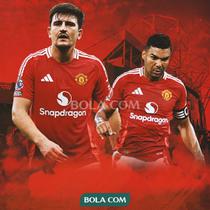Manchester United - Harry Maguire, Casemiro (Bola.com/Adreanus Titus)