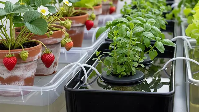Kebun Buah Mini dengan Pot Kecil