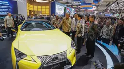 Gaikindo Indonesia International Auto Show (GIIAS) 2025, resmi dibuka di ICE BSD, Kabupaten Tangerang, Banten, Kamis (24/7/2025). (merdeka.com/Arie Basuki)
