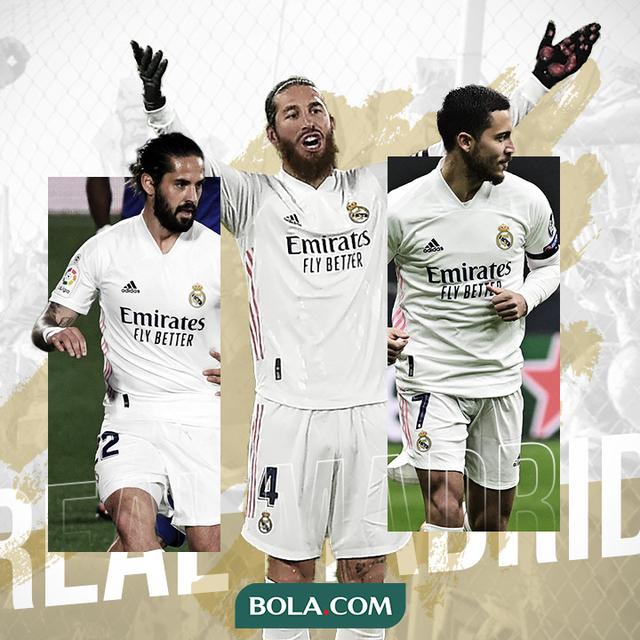 Isco, Sergio Ramos dan Eden Hazard