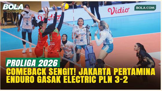 Jakarta Pertamina Enduro Tampil Heroik Sukses Hajar Electric PLN 3-2, Buktikan Mental Juara