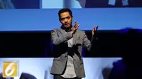  Dude Harlino saat menjadi pembicara dalam acara Inspirato di Liputan6.com di SCTV Tower, Jakarta, Selasa (16/5). (Liputan6.com/Fatkhur Rozaq)