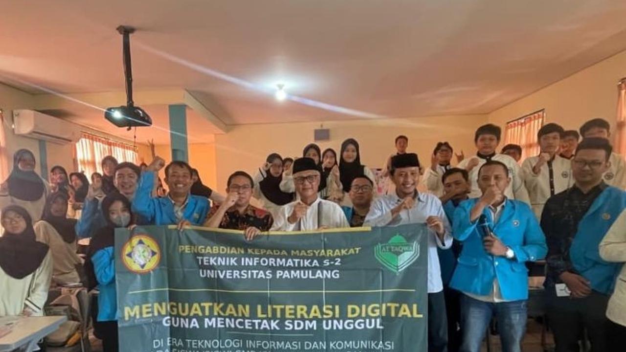 Mahasiswa Unpam Gelar Sosialisasi Keamanan Digital Pelajar di Era AI, Cegah Kejahatan Siber